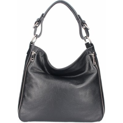 Made in Italy kožená kabelka na rameno 390 černá – Hledejceny.cz