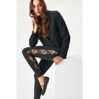 Bas Bleu legíny Meloe černé – Zboží Mobilmania