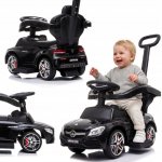 Baby Mix Odrážedlo s vodící tyčí Mercedes Benz AMG C63 Coupe černá – Hledejceny.cz