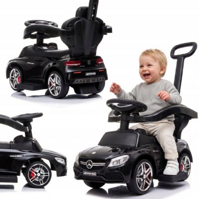Baby Mix Odrážedlo s vodící tyčí Mercedes Benz AMG C63 Coupe černá – Hledejceny.cz