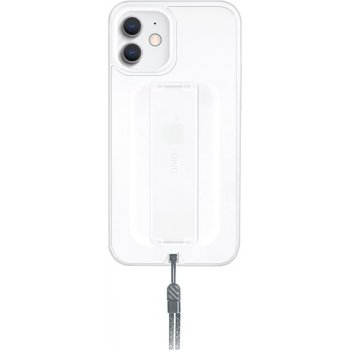 Pouzdro UNIQ Hybrid iPhone 12 mini Heldro Antimikrobiální s páskou a poutkem čiré