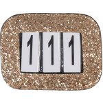 Horka Závodní číslo se třpytky Béžová – Zboží Dáma