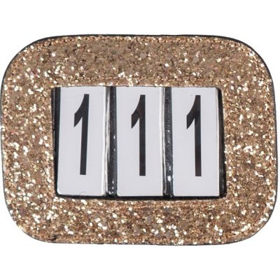 Horka Závodní číslo se třpytky Béžová – Zboží Dáma