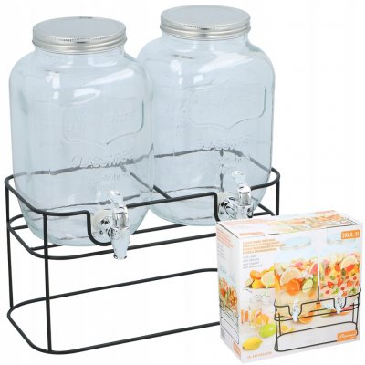 Cuisine Elegance Dvojitá sklenice s kohoutkem na vodu z limonády 2x4L – Hledejceny.cz