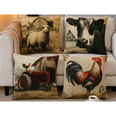 Xpose VESNICE digitální tisk 4 ks Bavlna 43 x 43 cm – Sleviste.cz