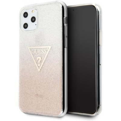 Pouzdro Guess Solid Glitter Case iPhone 11 Pro Max - Rose Gold – Hledejceny.cz