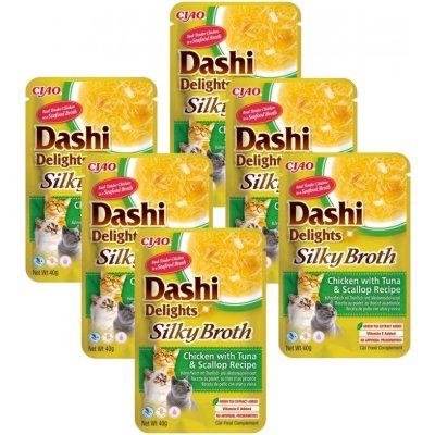 Dashi Delights kuřecí tuňák a mušle 6 x 40 g – Hledejceny.cz