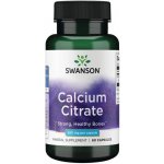 Swanson Calcium Citrate 200 mg 60 kapslí – Hledejceny.cz