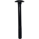 Šroub vratový půlkulatá hlava 4,8 zinek černý 6,0x30, 15 ks – Zboží Mobilmania