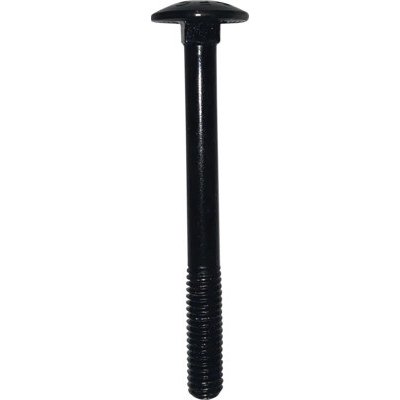 Šroub vratový půlkulatá hlava 4,8 zinek černý 6,0x30, 15 ks – Zboží Mobilmania