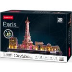 CubicFun 3D puzzle LED Paříž 115 ks – Zboží Mobilmania