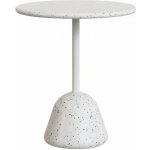 Kave Home Saura 70 cm Bílý terrazzo zahradní stůl – Hledejceny.cz