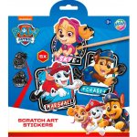 Rappa Kreativní set vyškrabávání obrázků Paw Patrol 6 kusů 19,5x19,5 cm + pero – Hledejceny.cz