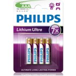 Philips Ultra Lithium AAA 4ks FR03LB4A/10 – Zboží Živě