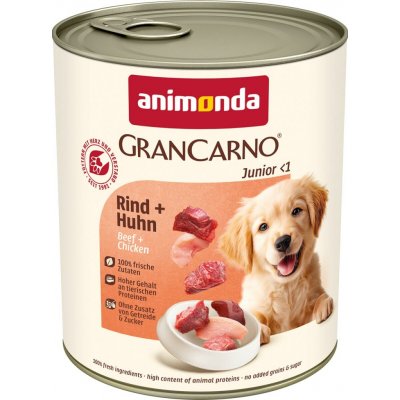 Animonda GranCarno Junior hovězí & Chicken 6 x 800 g – Hledejceny.cz