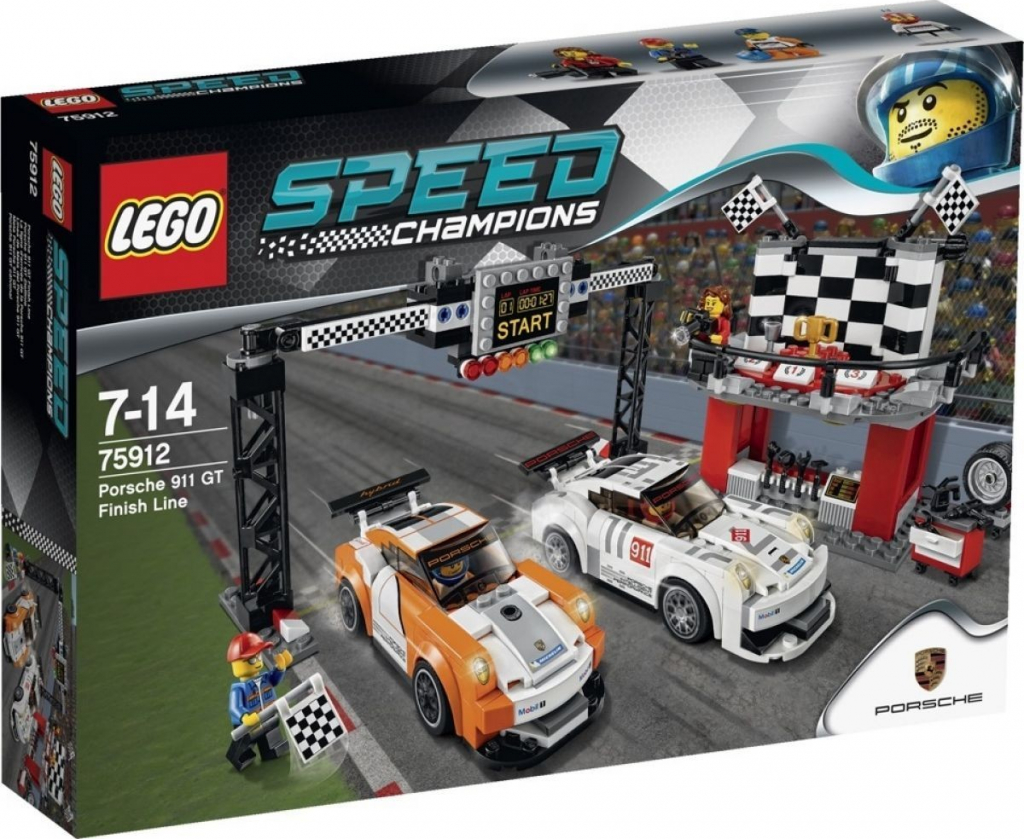 LEGO® Speed Champions 75912 Porsche 911 GT v cílové rovince