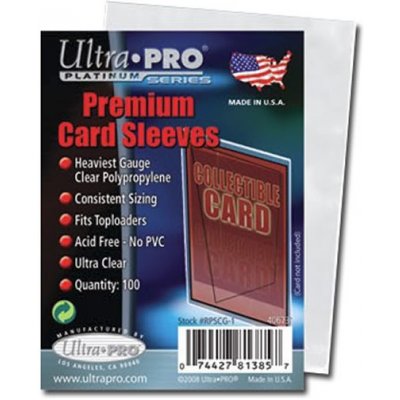 UltraPRO: Platinum Premium Card Sleeves