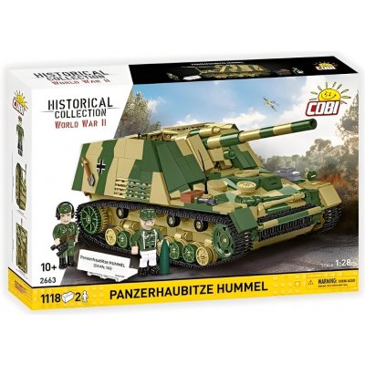 COBI 2663 World War II Německé samohybné dělo Panzerhaubitze Hummel 1:28 – Zboží Dáma