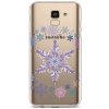 Pouzdro a kryt na mobilní telefon Samsung TopQ Samsung J6 silikon Snowflake 37901