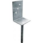 LEVIOR Patka sloupku L 70x75x110mm tl. 4mm trn 18x200mm ZN, 55436 – Sleviste.cz