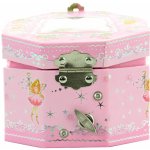 Šperkovnice hrací skříňka srdce s panenkou baletkou na natažení – Zboží Dáma