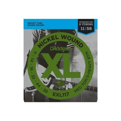 D'ADDARIO EXL117 Medium Top/Extra Heavy Bottom - .011 - .056 – Hledejceny.cz