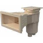 Astralpool Skimmer 17,5 l se širokým hrdlem a čtvercovým víkem, pro fóliové bazény, s mosaznými závity, písková – Zboží Dáma