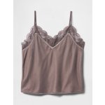 GAP dámské Sametové tílko s krajkou 588094-00 – Zboží Mobilmania