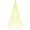 Vánoční stromek vidaXL LED vánoční stromek pro stožár Teplá bílá 3000 LED diod 800 cm