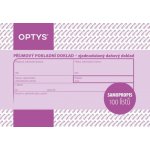 Optys 1304 Příjmový pokladní doklad zjednodušený – Zboží Živě