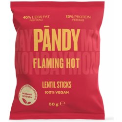 Pandy Pändy Čočkové chipsy flaming hot 50 g