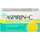 Volně prodejný lék ASPIRIN C POR 400MG/240MG TBL EFF 20