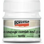 Pentart Lepidlo a lak Decoupage na textil 50 ml – Zboží Dáma