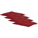 LIVARNO home Sada podsedáků Houston, červená 45 x 48 cm, 4dílná – Hledejceny.cz