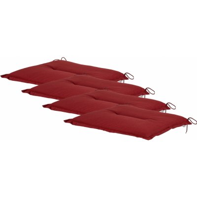 LIVARNO home Sada podsedáků Houston, červená 45 x 48 cm, 4dílná – Hledejceny.cz