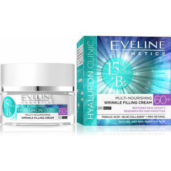 Eveline cosmetics Hyaluron Expert pleťový krém 60+ s kyselinou hyaluronovou 50 ml