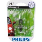 Philips LongLife Eco Vision 12258LLECOB1 H1 P14,5s 12V 55W – Zboží Mobilmania