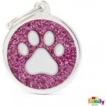 My Family Známka Shine kolečko s tlapkou velké – Zboží Dáma