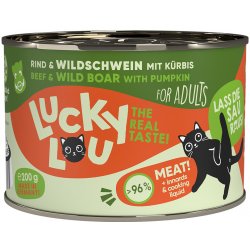 Lucky Lou Adult hovězí a divoké prase 6 x 200 g