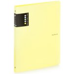 Karton P+P Pořadač PP 4-kroužkový PASTELINI A4 2 cm - žlutý – Zboží Živě