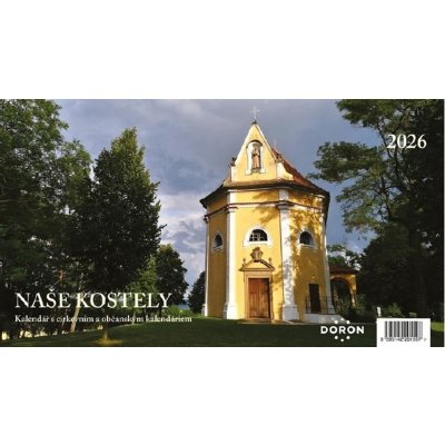 stolní Naše kostely 2026 – Zboží Mobilmania
