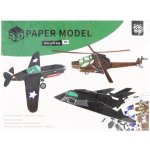 Modely 3D papírové letadla 8 ks v sáčku – Zboží Mobilmania