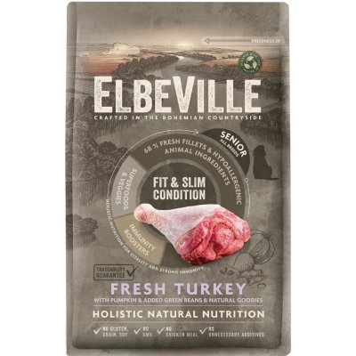 ELBEVILLE Senior All Breeds Fresh Turkey Fit and Slim Condition 4 kg – Hledejceny.cz