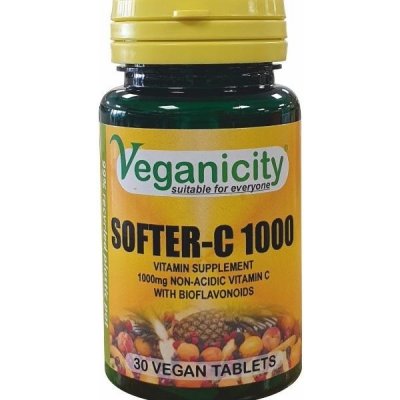 Veganicity Vitamin C nekyselý 1000 mg, 30 tablet