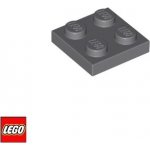 LEGO® 3022 Podložka 2x2 Tmavě-Šedá – Hledejceny.cz