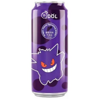 QDOL Pokémon Gengar sycená limonáda s příchutí hroznů 0,5 l – Zboží Dáma