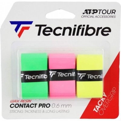 Tecnifibre ATP Pro Contact 3ks mix barev – Zboží Mobilmania