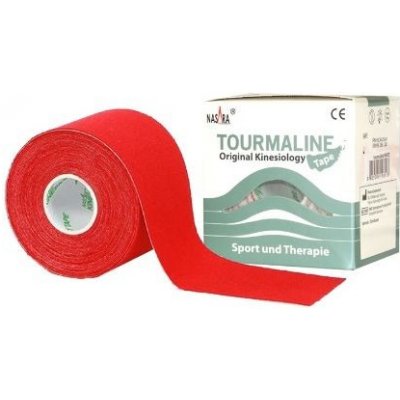 Nasara Tejpy s Turmalínem Tourmaline červený 5 cm x 5 m – Zboží Dáma