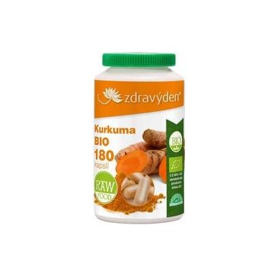 Zdravý den Kurkuma 180 kapslí – Hledejceny.cz