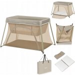 Lionelo Postýlka cestovní Alice 3v1 Beige Olive – Sleviste.cz